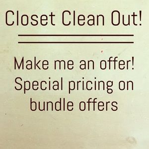 Accepting reasonable offers!